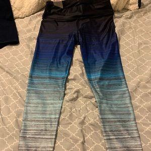 Forever 21 Striped Full-Length Leggings BNWT